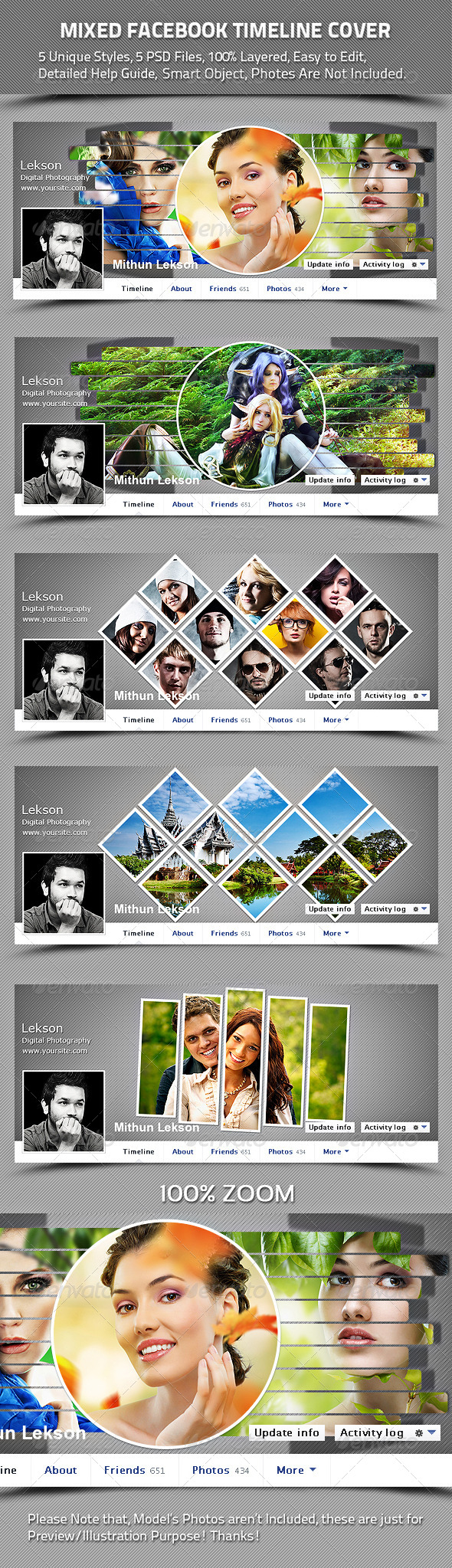 Mixed Facebook Timeline Cover - Facebook Timeline Covers Social Media