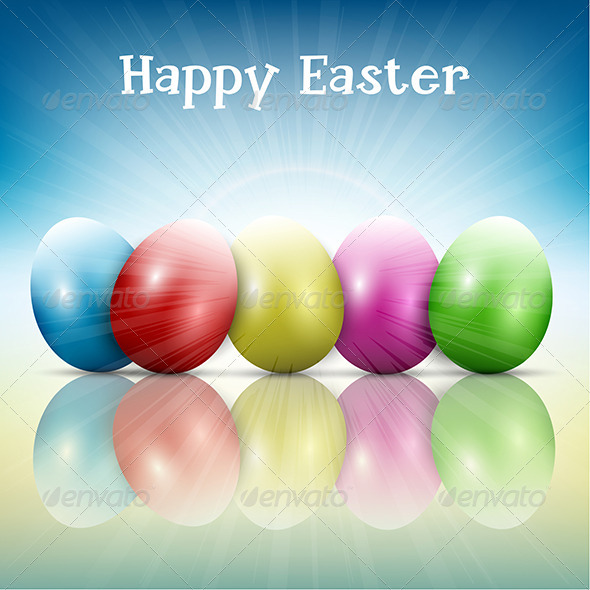 Easter Egg Background - Seasons/Holidays Conceptual