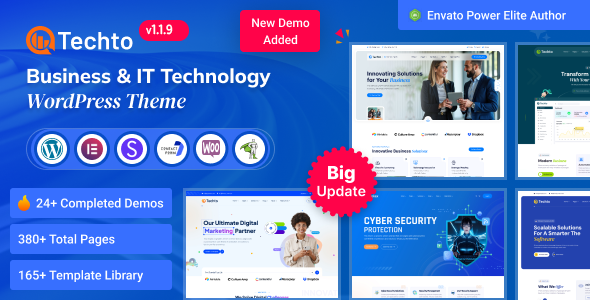 Techto – Business & IT Technology WordPress Theme