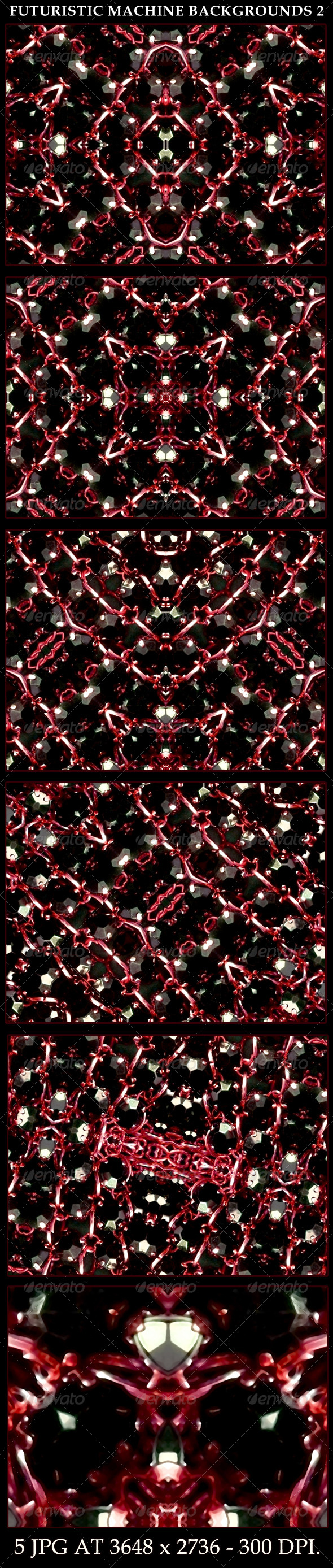 5 Futuristic Machine Background 2 - Tech / Futuristic Backgrounds