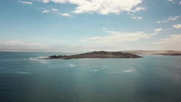 The Namib Desert  Dunes  and the Atlantic Ocean Meets, Skeleton Coast, Southern Africa Namibia,  Lud alt