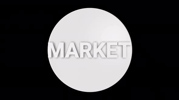 Market Nft Rotating Looping 4K