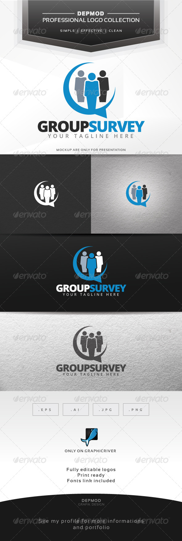 Group Survey Logo - Symbols Logo Templates