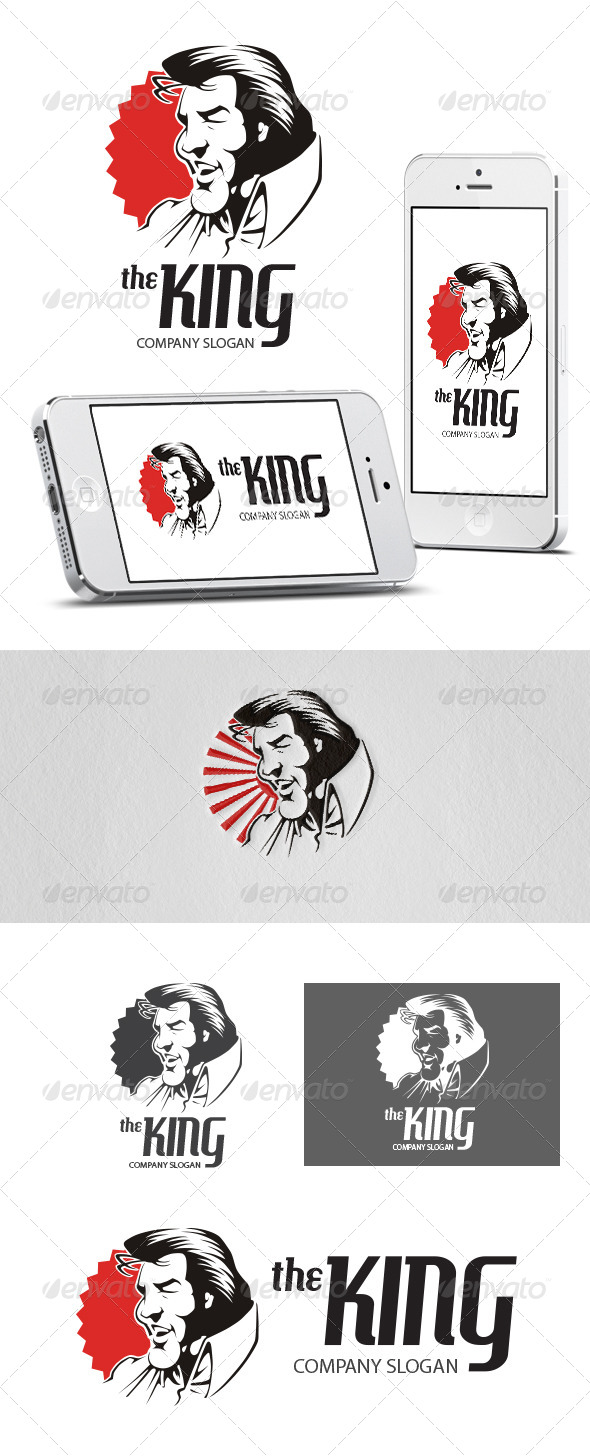 The King Logo Template - Humans Logo Templates