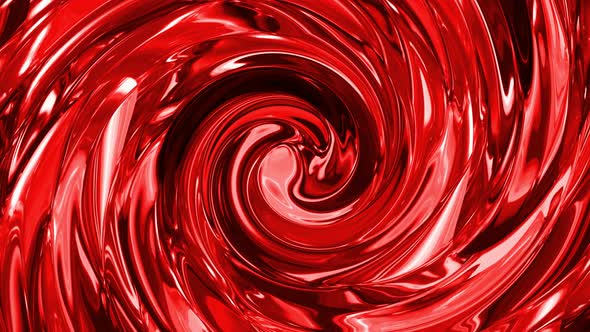 Red Glossy Twisted Liquid Animated Background alt