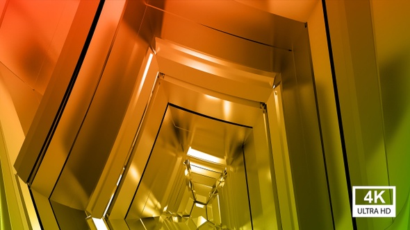 Gradient Polygonal Reflective Background 4K alt