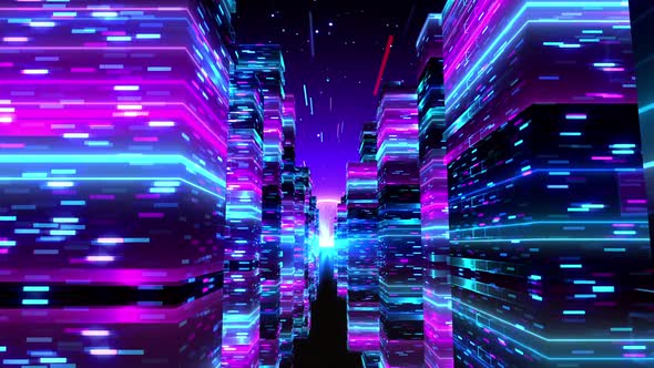 Color Neon City, Motion Graphics | VideoHive