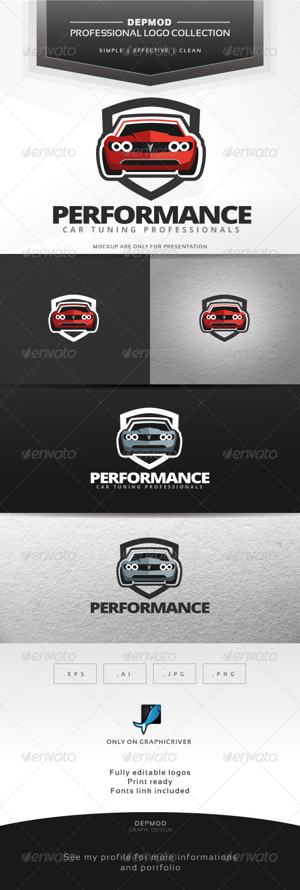 Performance Logo - Objects Logo Templates