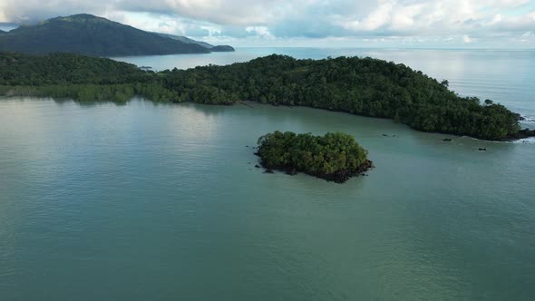The Beaches at the most southern part of Borneo Island alt