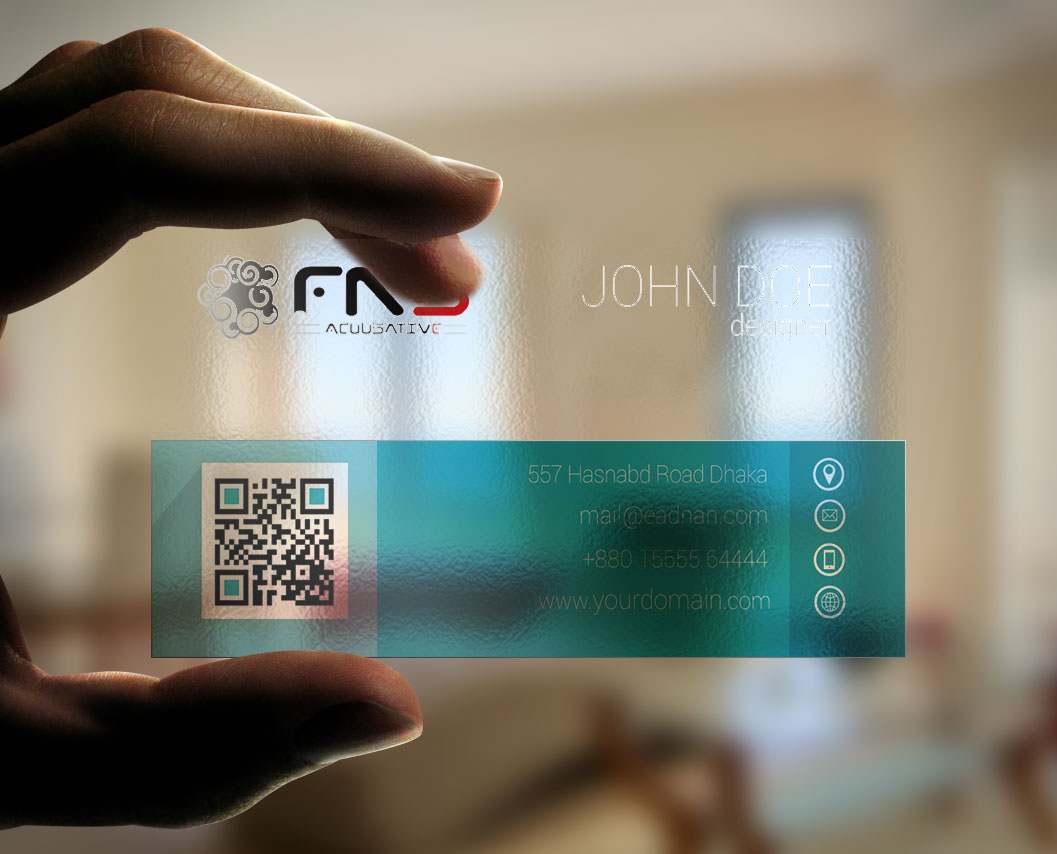 Transparent Business Card vol-1