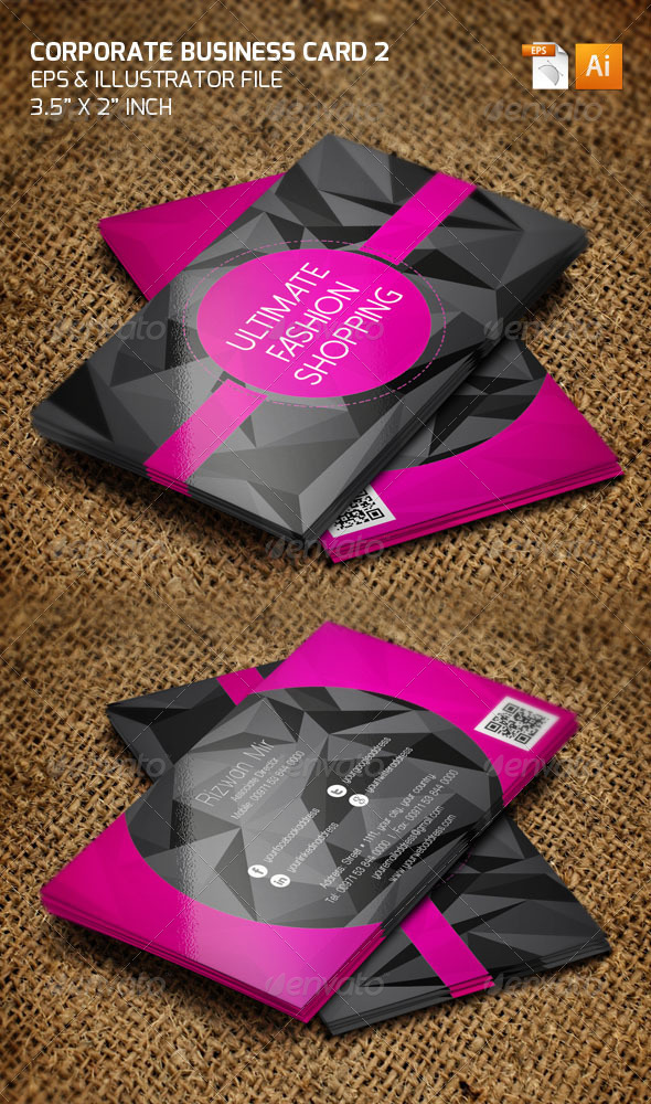 Corporate Business Card 2 - Corporate Business Cards
