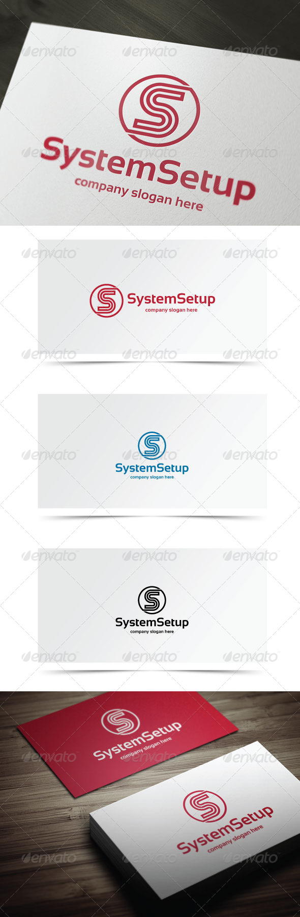 System Setup - Letters Logo Templates