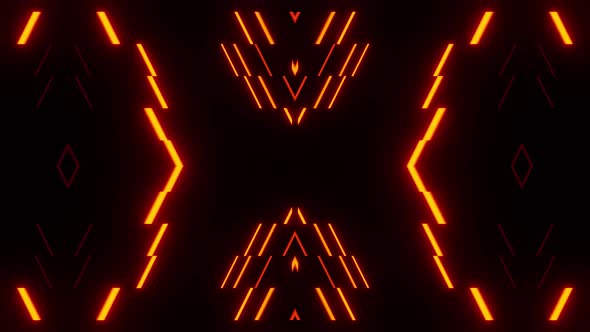 Vj Loop Blinking Orange X Waves For Party Or Disco Rave Performance Background HD alt