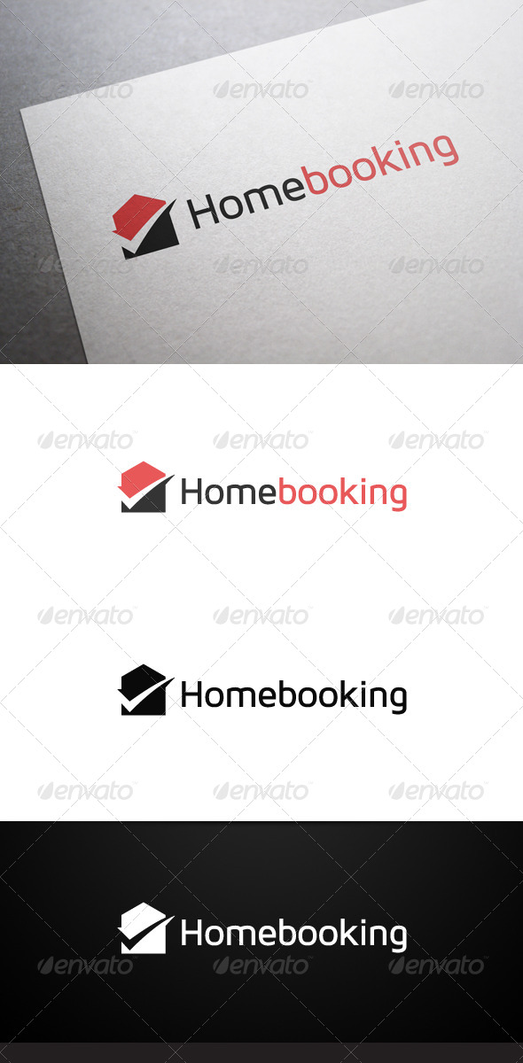 Home Booking Logo - Buildings Logo Templates
