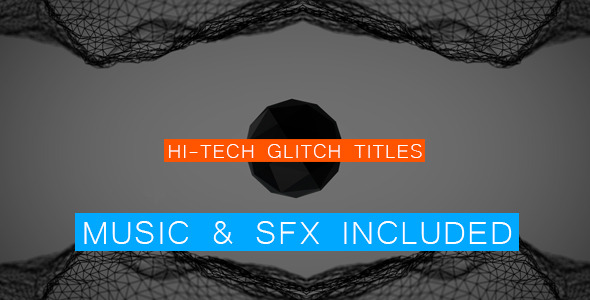 Hi-Tech Glitch Titles - VideoHive 7303501