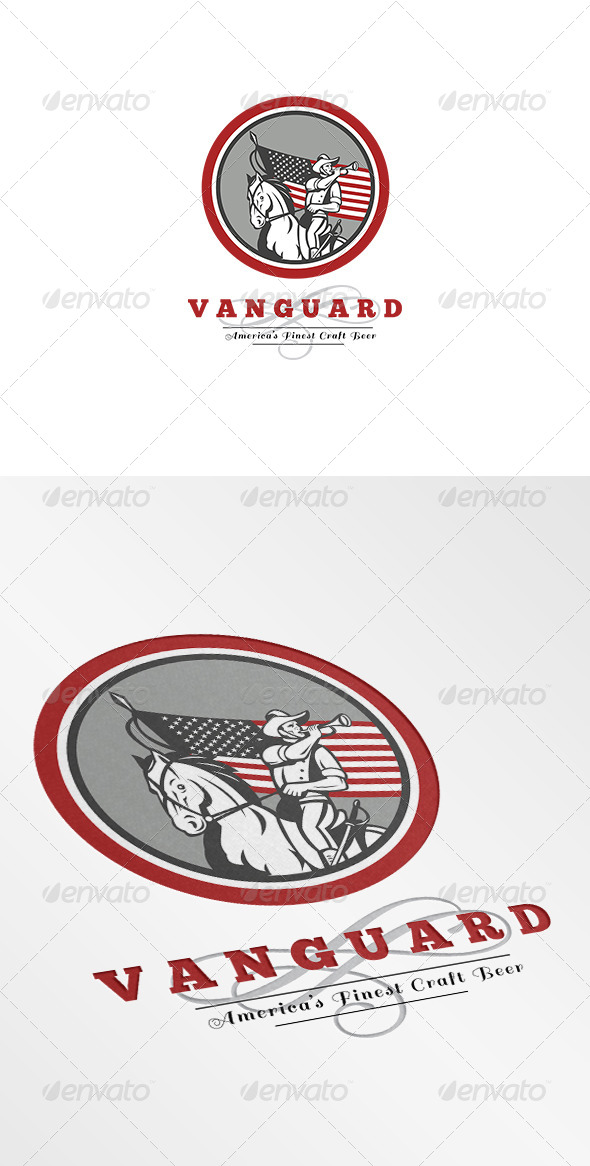 Vanguard Americas Finest Craft Beer Logo - Humans Logo Templates