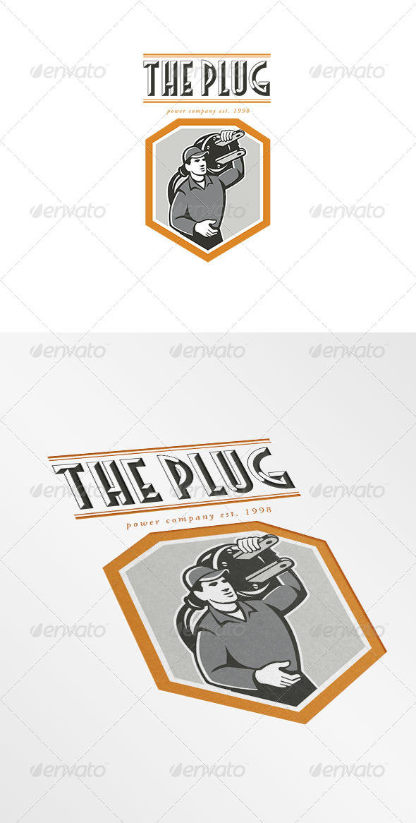The Plug Power Company Logo - Humans Logo Templates
