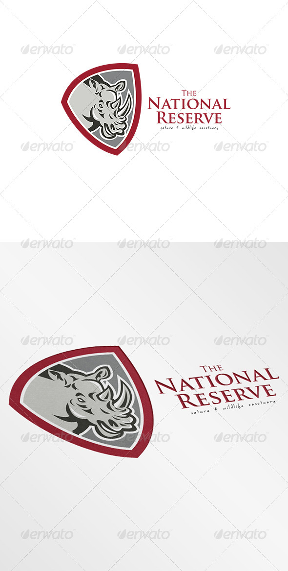 The National Reserve Nature Sanctuary Logo - Vector Abstract