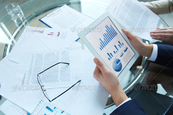 Working with documents - Stock Photo - Images