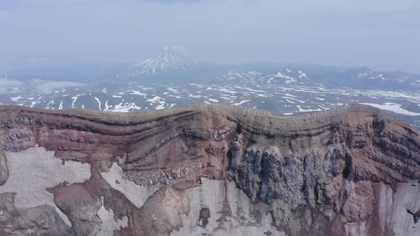 The Crater of Gorely Volcano