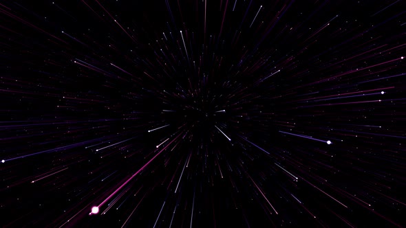 Pink Violet Particles Background