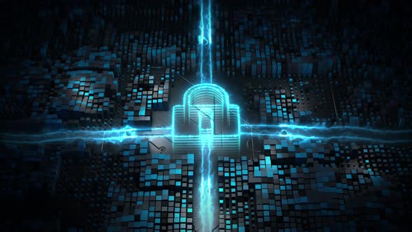 Lock Icon Cyber Security alt