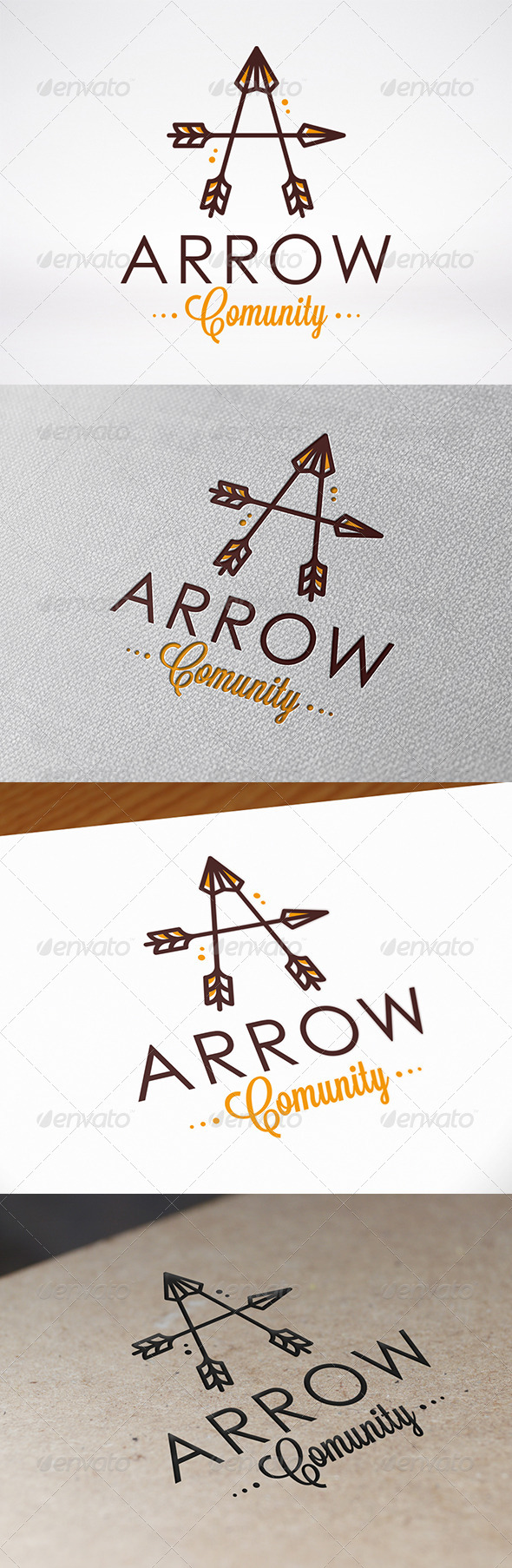 Arrow Letter A Logo Template - Letters Logo Templates