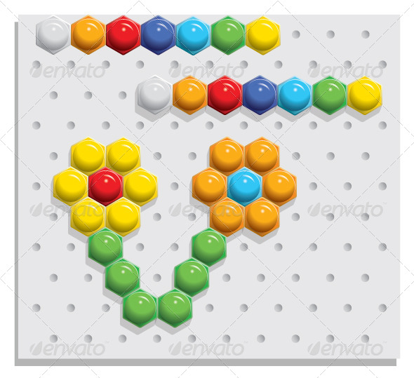 Mosaic Game - Vectors