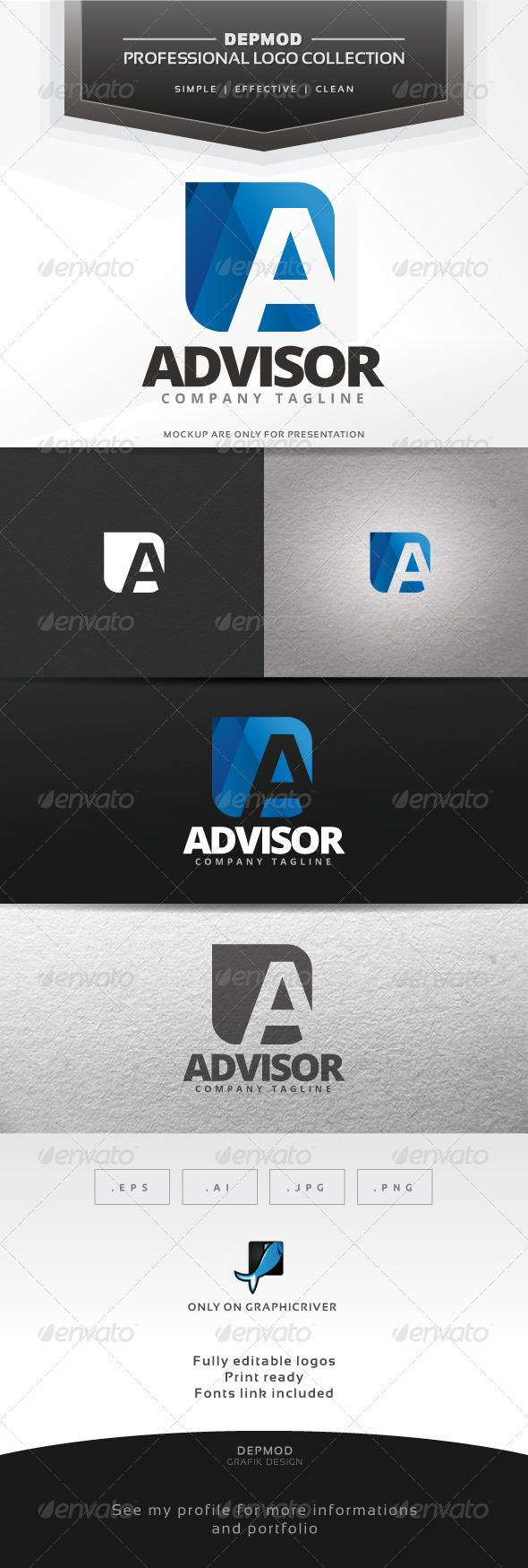 Advisor Logo - Letters Logo Templates