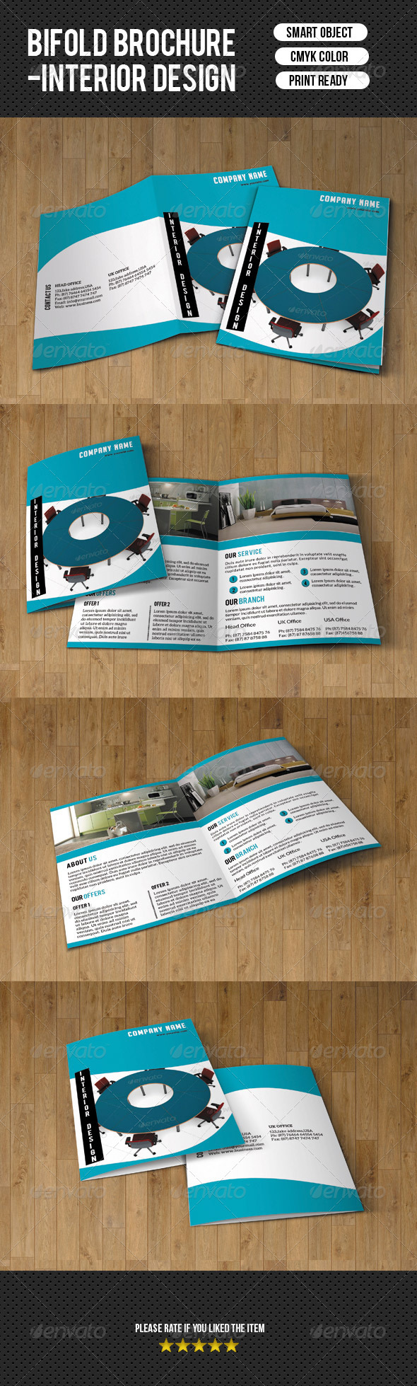 Minimal Bifold-Interior Design - Corporate Brochures
