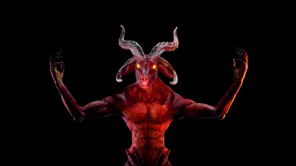 Goat Demon Baphomet VJ Loop alt