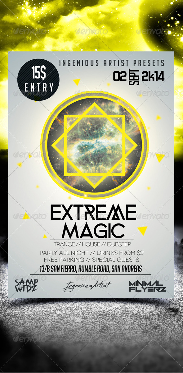 Minimal Flyer Vol.11 - Clubs & Parties Events