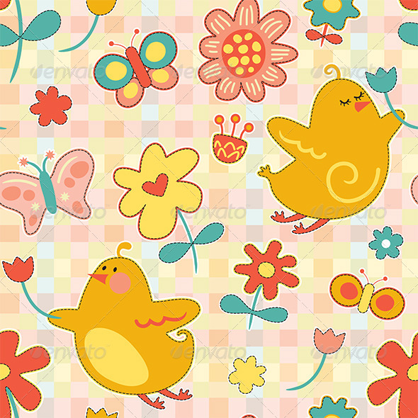 Repeat Spring Pattern - Patterns Decorative