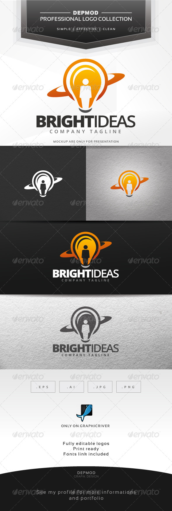 Bright Ideas Logo - Symbols Logo Templates