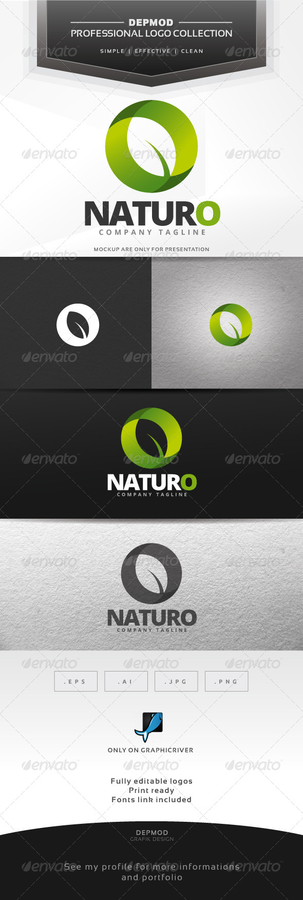 Naturo Logo - Symbols Logo Templates