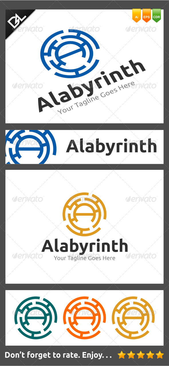 A Letter Logo Template - Letters Logo Templates