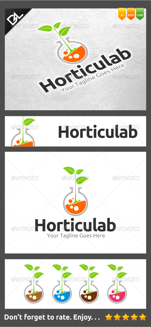 Horticulab - Nature Logo Templates
