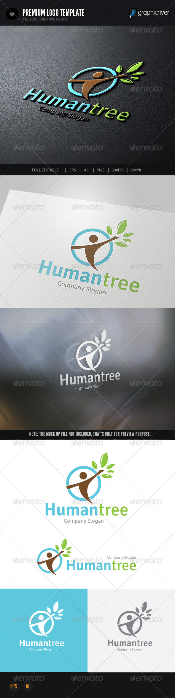 Human Care - Humans Logo Templates