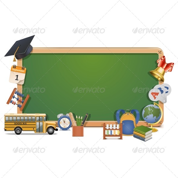 Vector Schooling Board - Retail Commercial / Shopping
