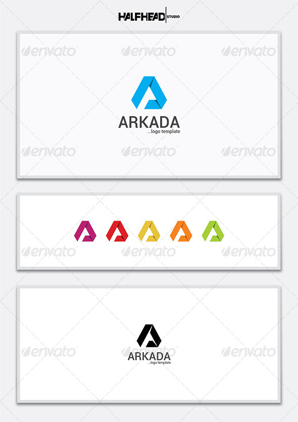 Arkada Logo Template - Letters Logo Templates