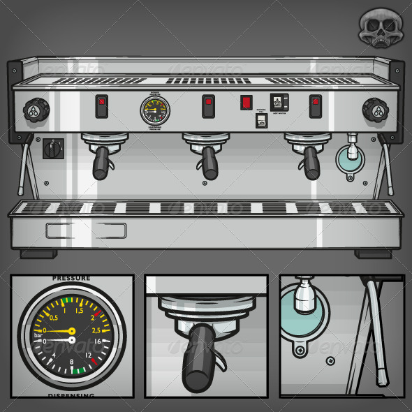 Coffee Machine - Man-made Objects Objects