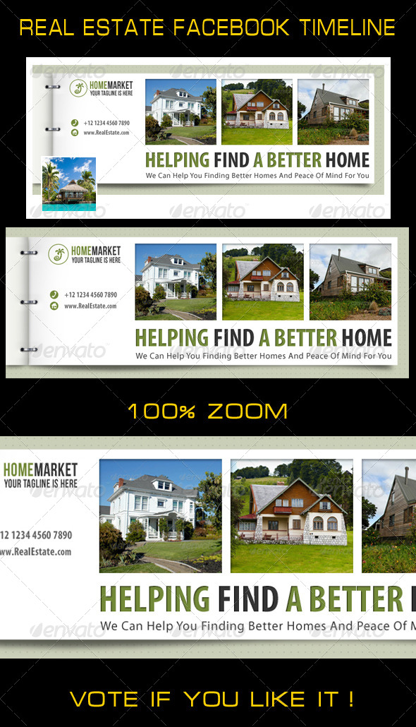 Real Estate Facebook Timeline - Facebook Timeline Covers Social Media
