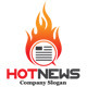 Hot News Logo by mangga | GraphicRiver