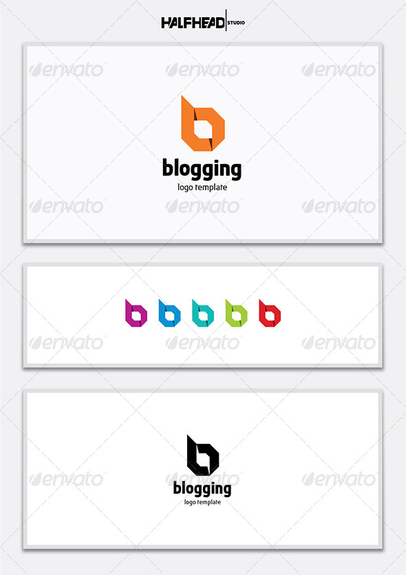 Blogging Logo Template - Letters Logo Templates