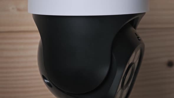 CCTV Camera Rotates and Follow the Object Security Camera Surveillance alt