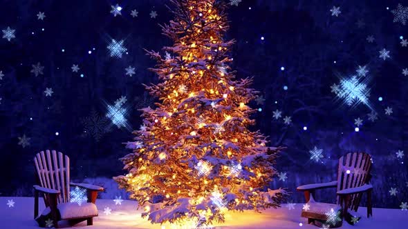 4k Glitter Snowflakes alt