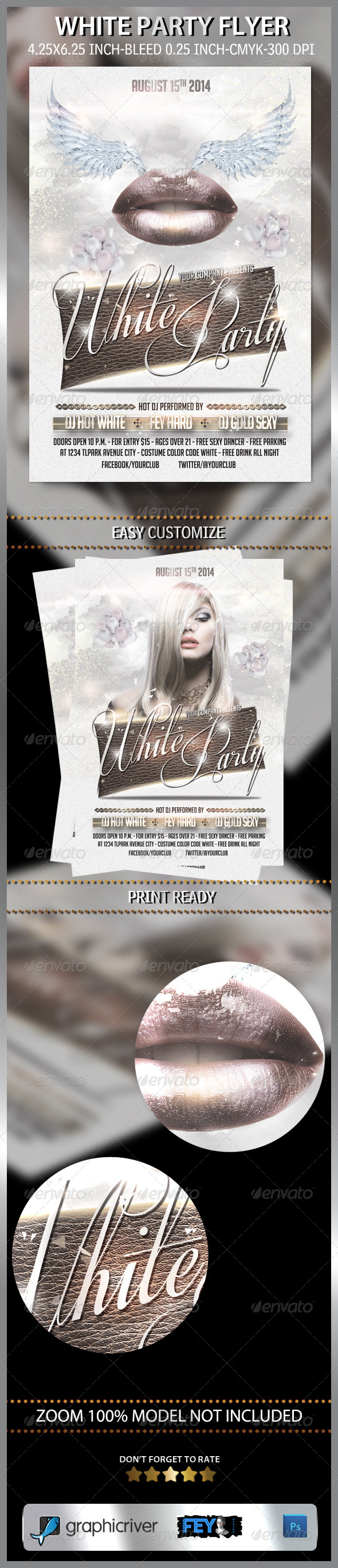 White Party Flyer - Clubs & Parties Events