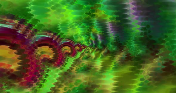 Abstract colorful tunnel background.Fractal background animation