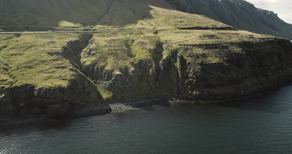 Hvalfjordur Fjord in Iceland