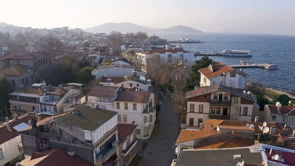 Istanbul Prince Islands Aerial View  alt